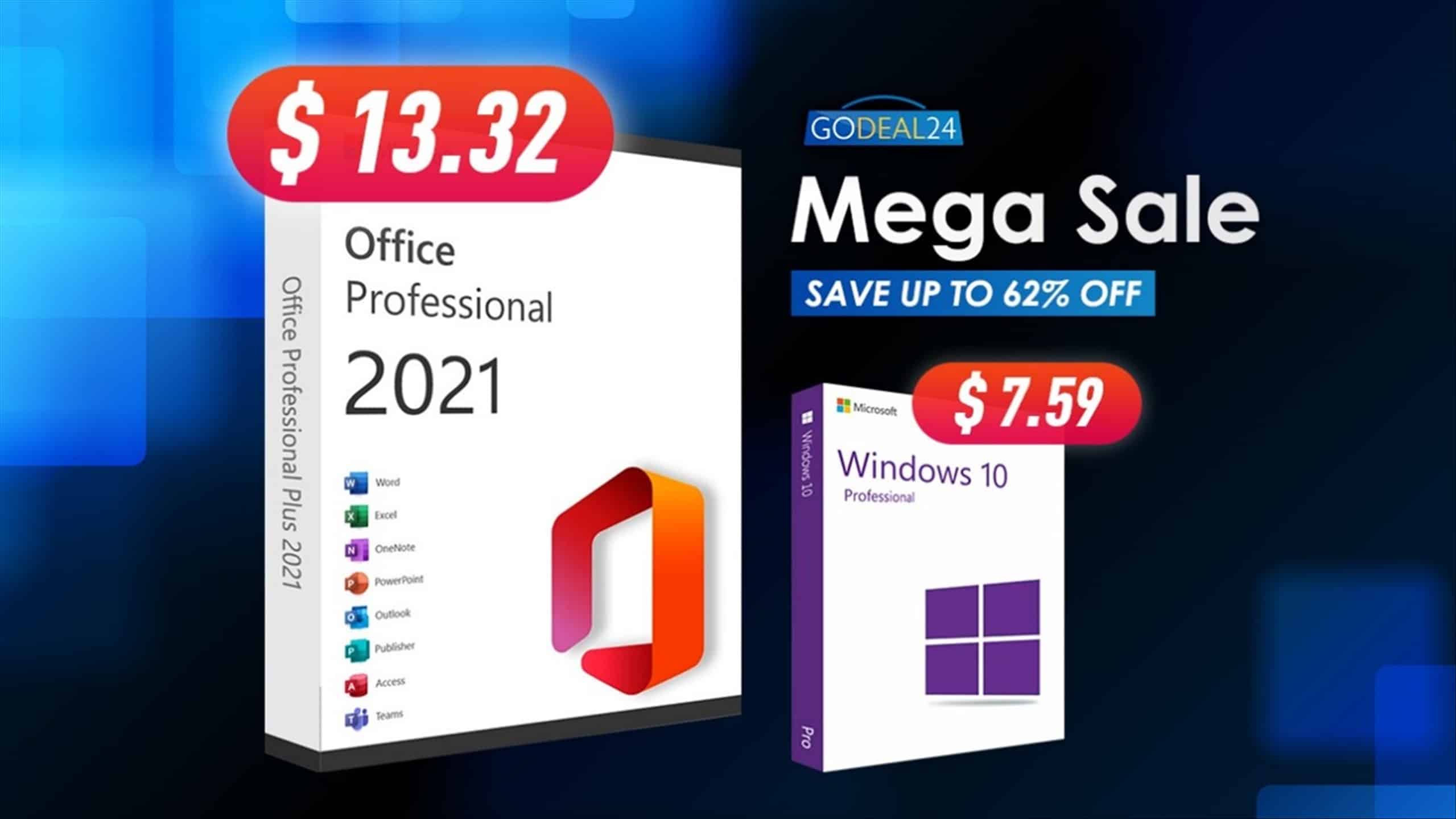 Buy Microsoft Office 2021 licenses from $13.32 with Godeal24 Software Sale!