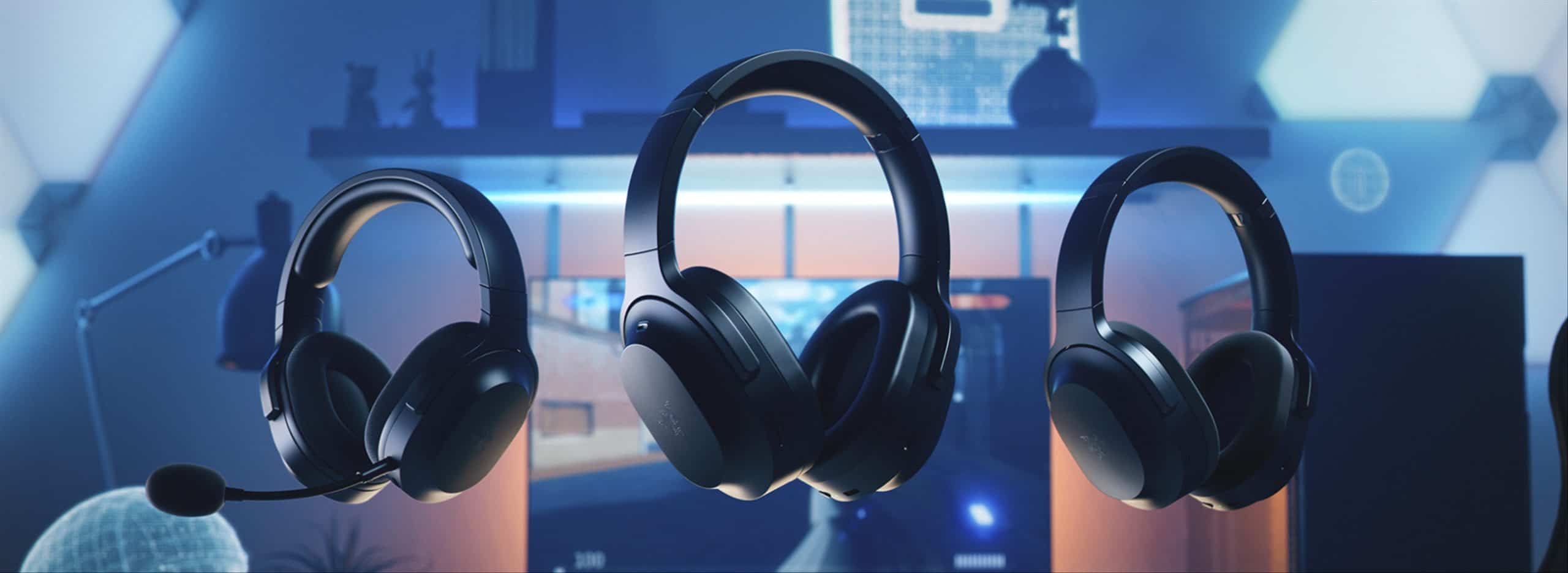 Razer announced new gaming headsets with integrated noise cancelling headphones