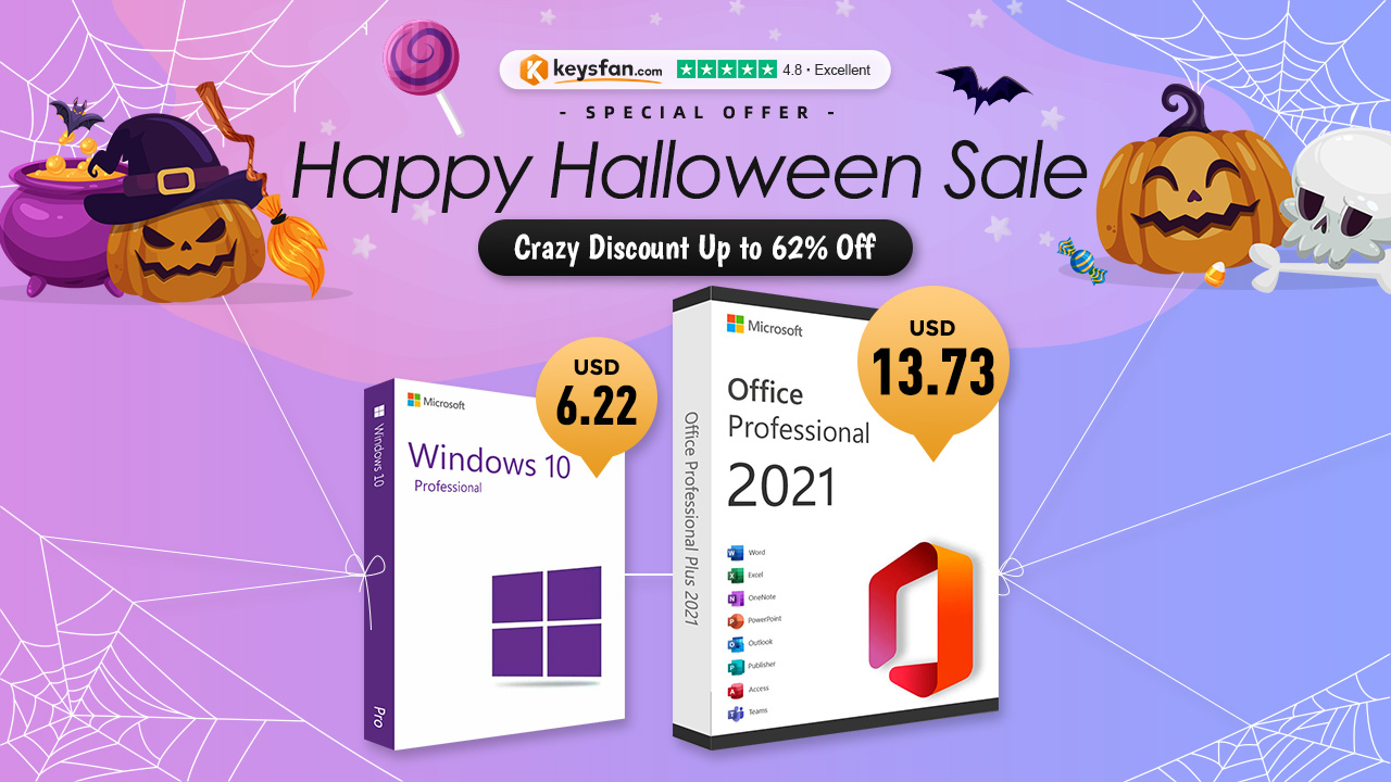 Microsoft Office Windows Halloween Sale
