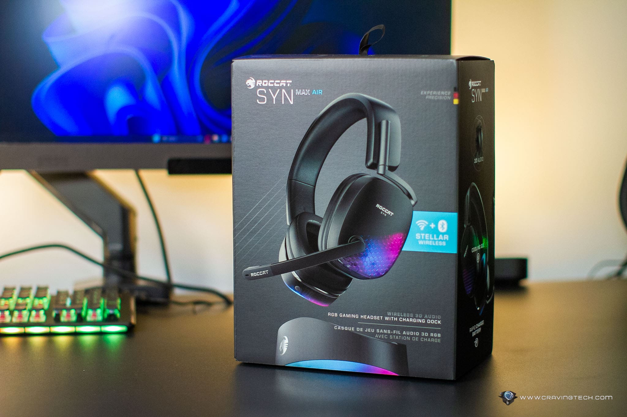 Roccat Syn Max Air wireless headset review: An affordable charging