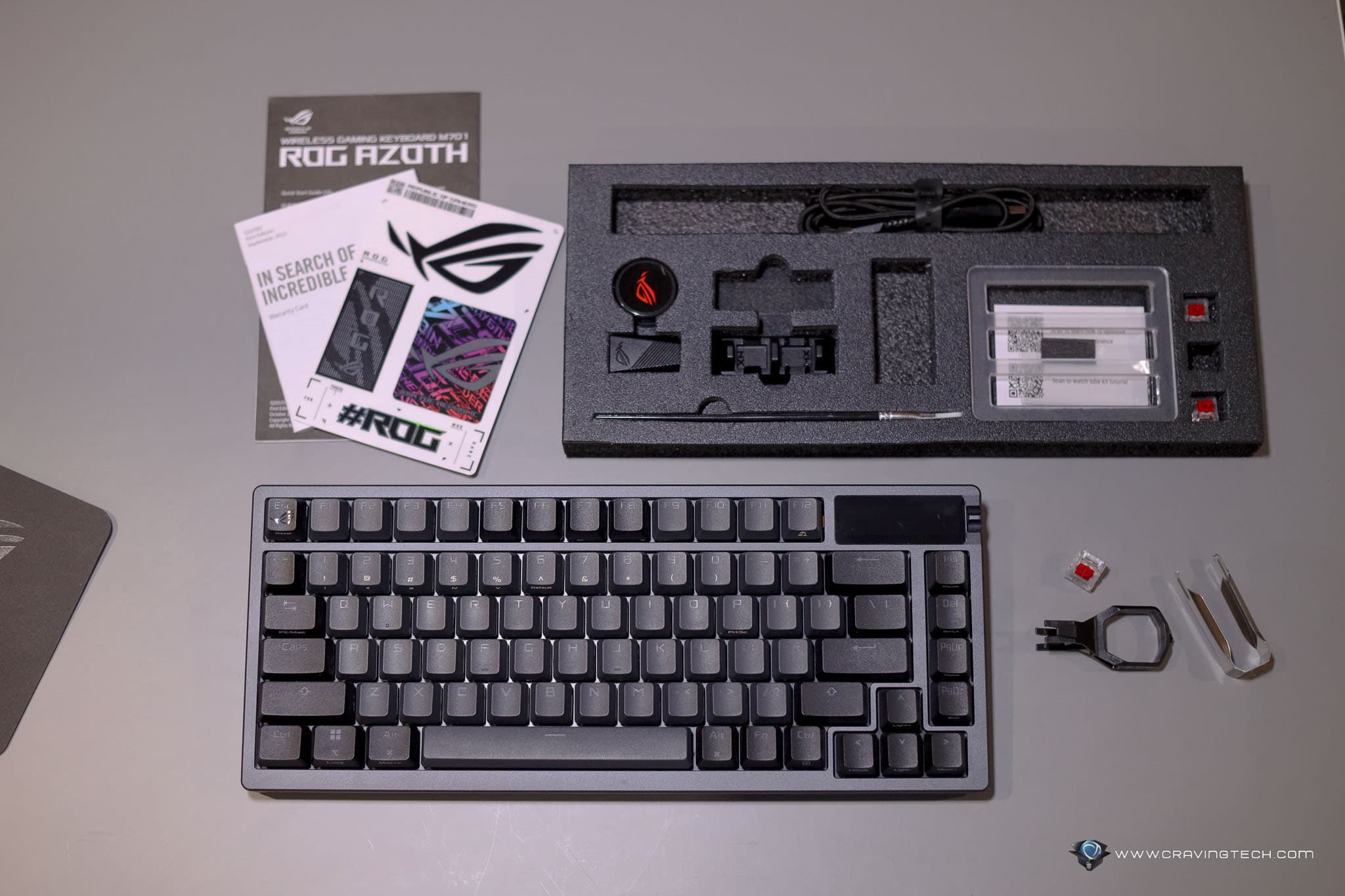 Asus ROG Azoth Review – A 75%, Custom, Wireless Gaming Keyboard
