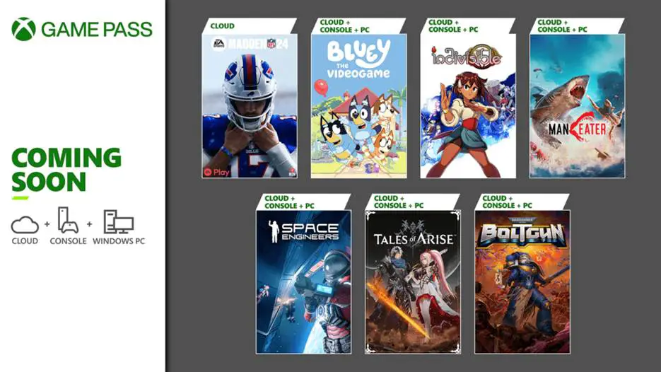 Games coming to Xbox Game Pass 19 Feb – 4 March