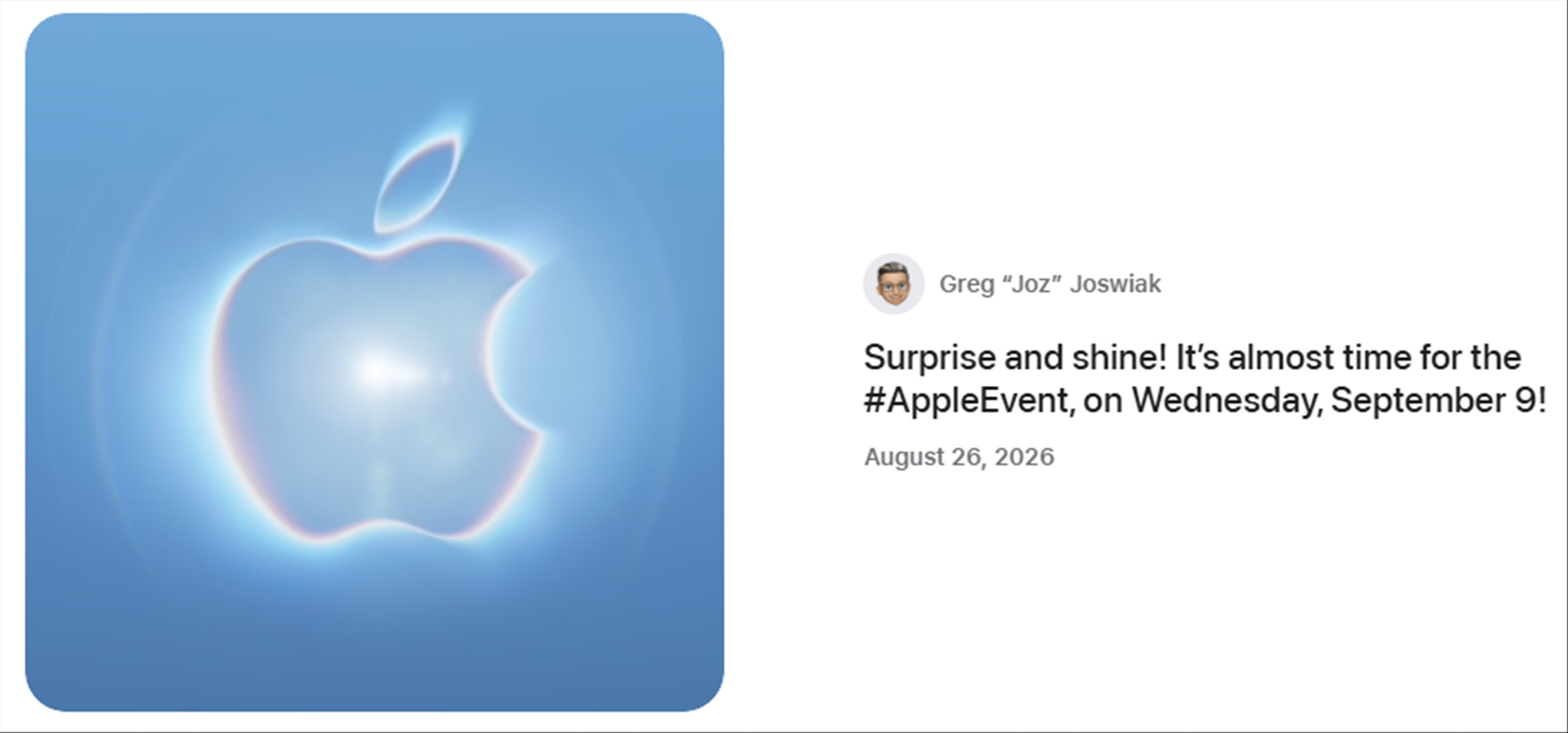 Apple September 2026 Event